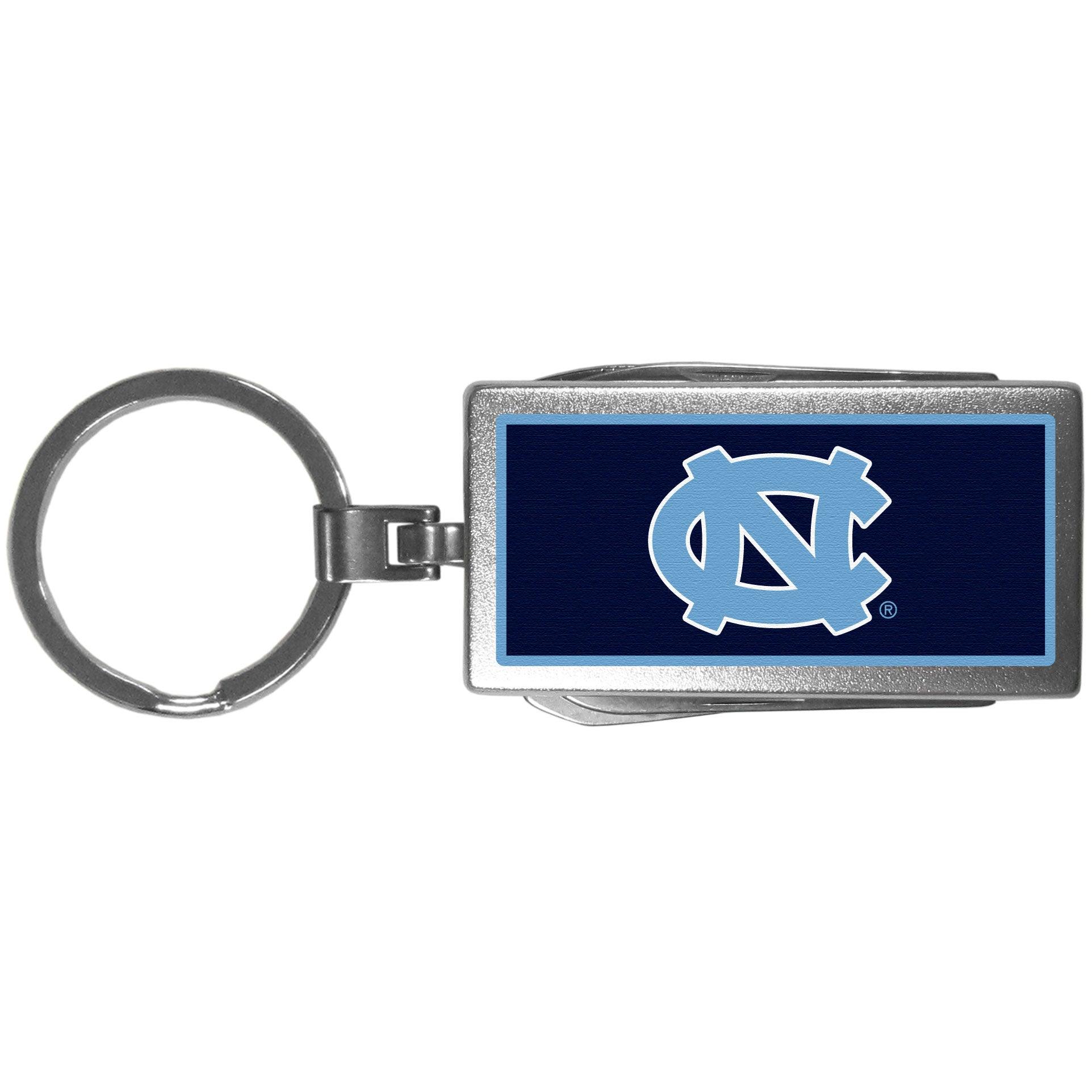 N. Carolina Tar Heels Multi-tool Key Chain, Logo - Flyclothing LLC