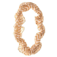 Zig Zag Camel Infinity Scarf - Flyclothing LLC