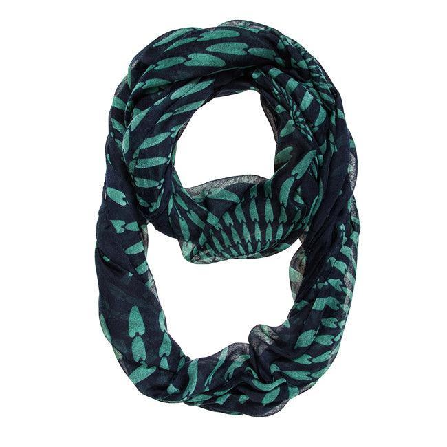 Navy Shauna Infinity Scarf - JGI