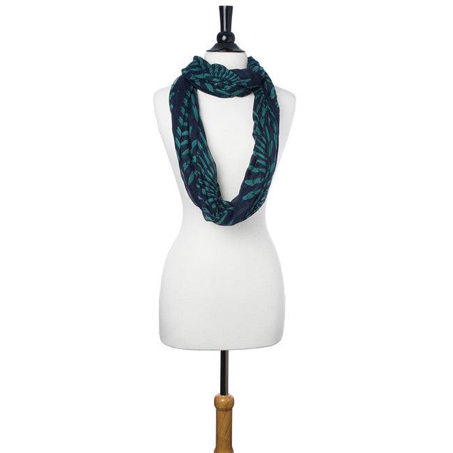 Navy Shauna Infinity Scarf - JGI