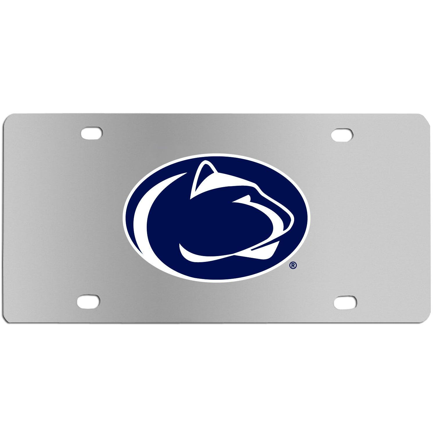 Penn St. Nittany Lions Steel License Plate Wall Plaque - Flyclothing LLC