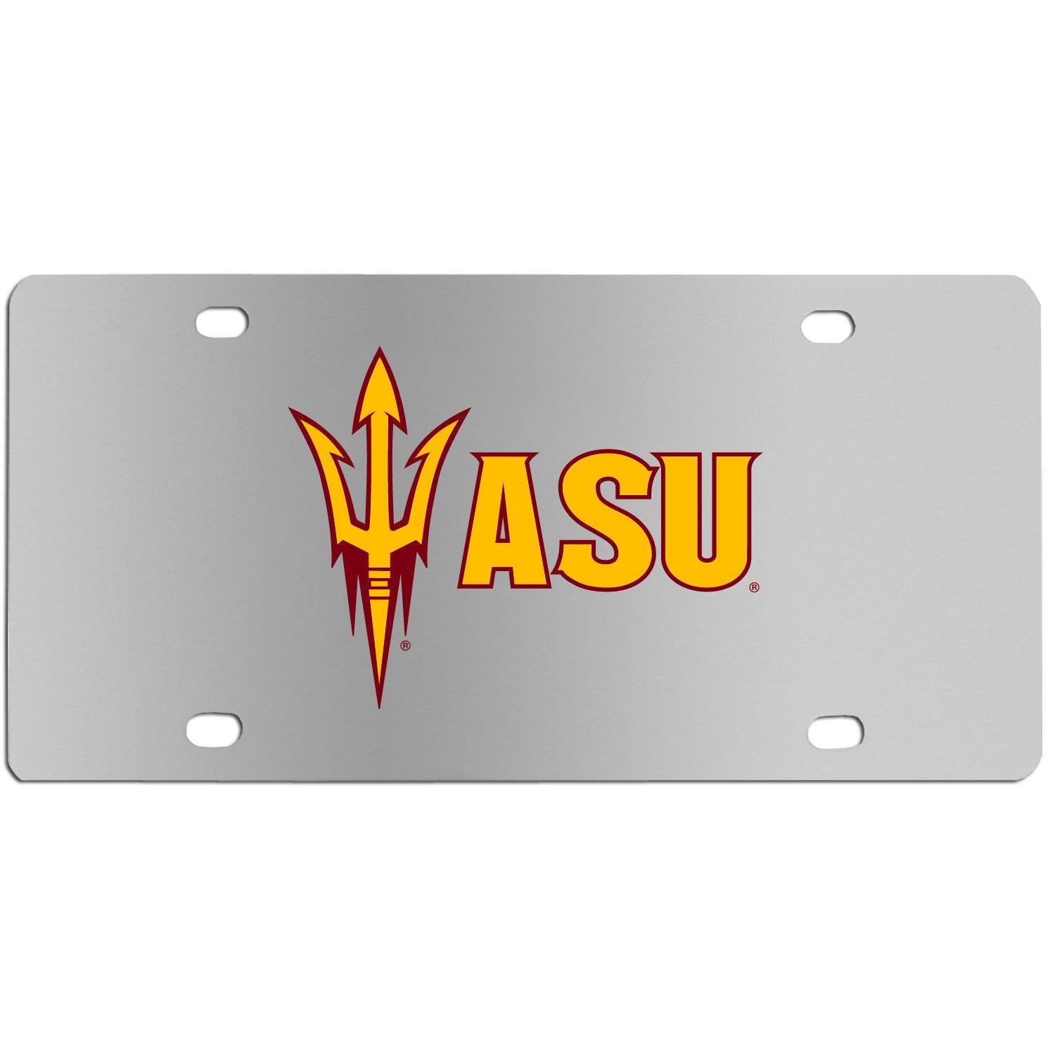 Arizona St. Sun Devils Steel License Plate Wall Plaque - Flyclothing LLC