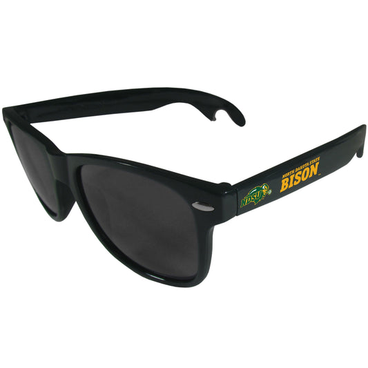 N. Dakota St. Bison Beachfarer Bottle Opener Sunglasses, Dark Green - Flyclothing LLC