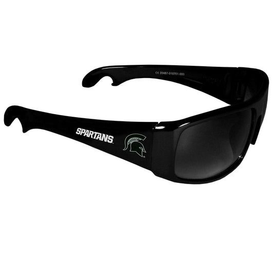 Michigan St. Spartans Wrap Bottle Opener Sunglasses - Flyclothing LLC