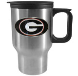 Georgia Bulldogs Sculpted Travel Mug, 14 oz - Flyclothing LLC