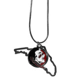 Florida St. Seminoles State Charm Necklace - Flyclothing LLC