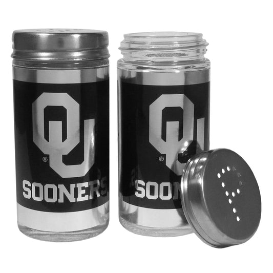 Oklahoma Sooners Black Salt & Pepper Shaker - Siskiyou Buckle