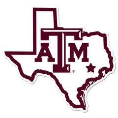 Texas A & M Aggies Home State 11 Inch Magnet - Flyclothing LLC