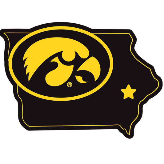 Iowa Hawkeyes Home State 11 Inch Magnet - Flyclothing LLC