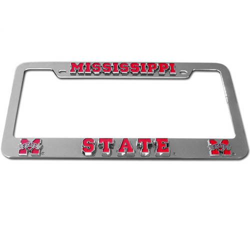 Mississippi St. Bulldogs Deluxe Tag Frame - Siskiyou Buckle