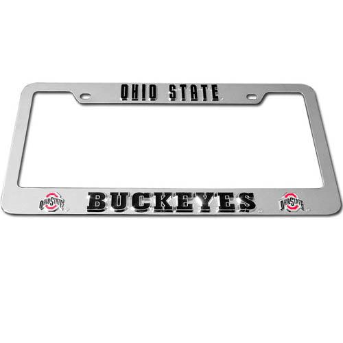 Ohio St. Buckeyes Deluxe Tag Frame - Flyclothing LLC