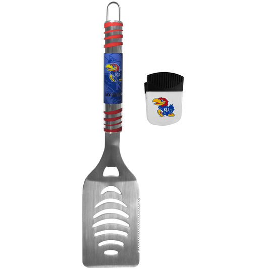 Kansas Jayhawks Tailgate Spatula and Chip Clip - Flyclothing LLC