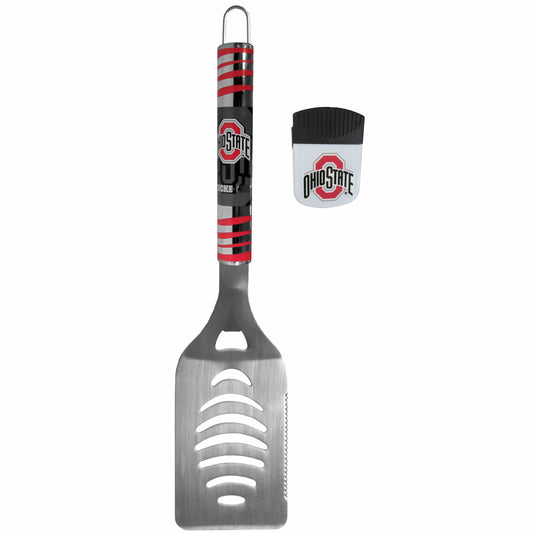 Ohio St. Buckeyes Tailgate Spatula and Chip Clip - Siskiyou Buckle