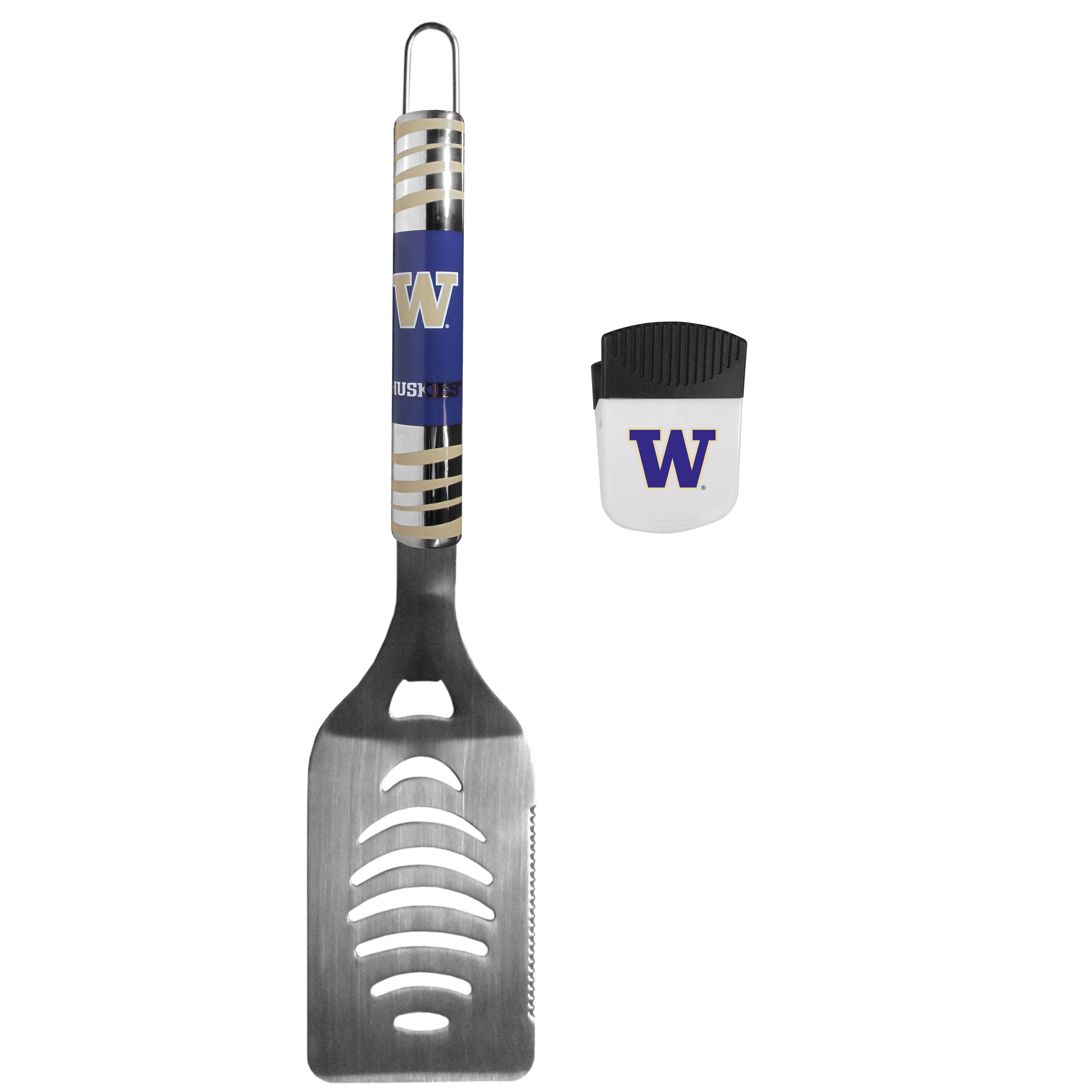 Washington Huskies Tailgate Spatula and Chip Clip - Flyclothing LLC