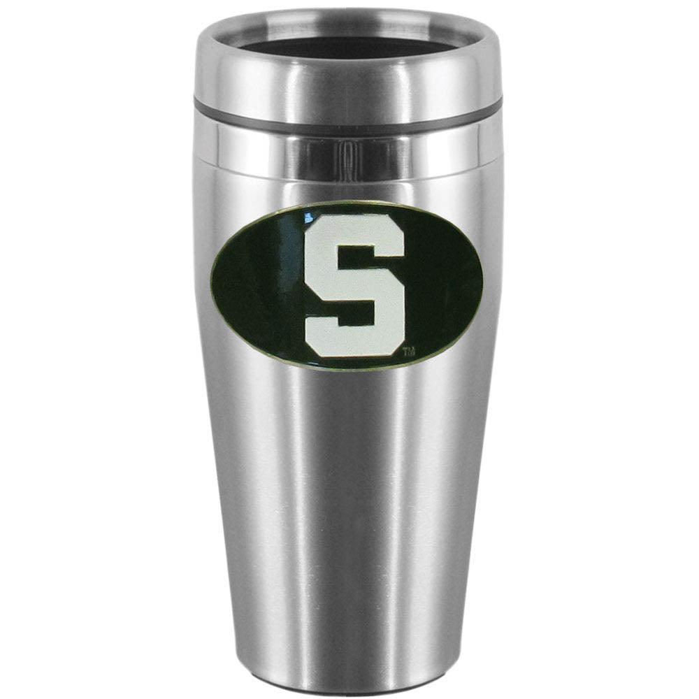 Michigan St. Spartans Steel Travel Mug - Siskiyou Buckle