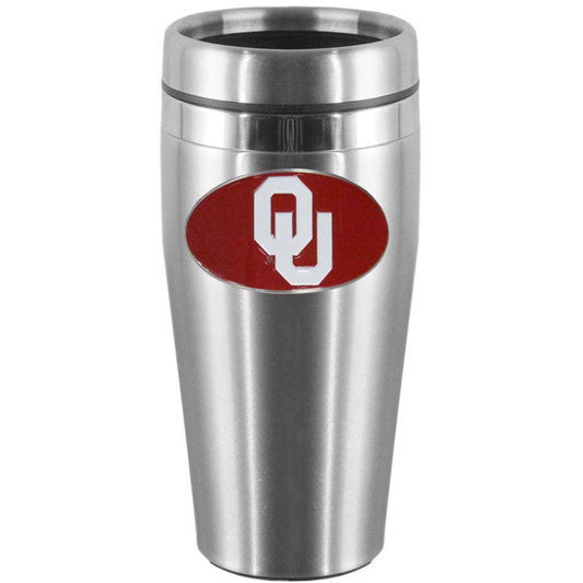 Oklahoma Sooners Steel Travel Mug - Siskiyou Buckle