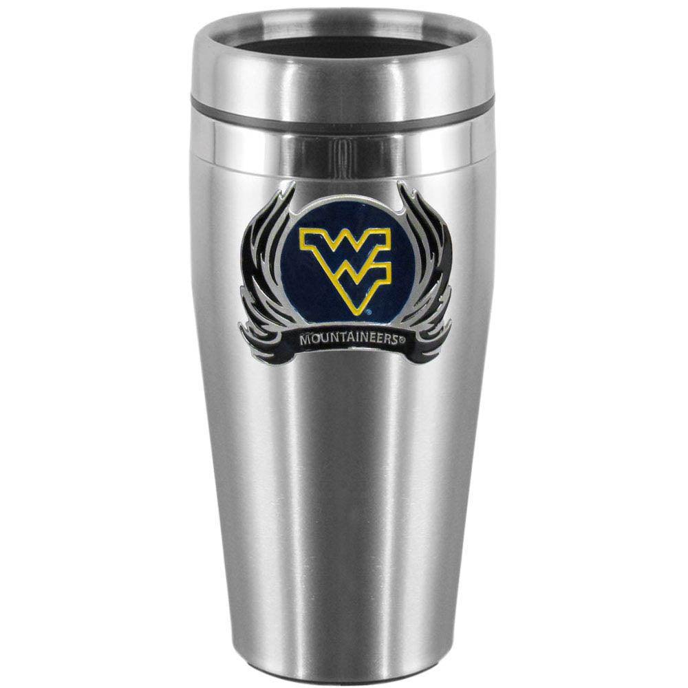 W. Virginia Mountaineers Steel Travel Mug - Flyclothing LLC