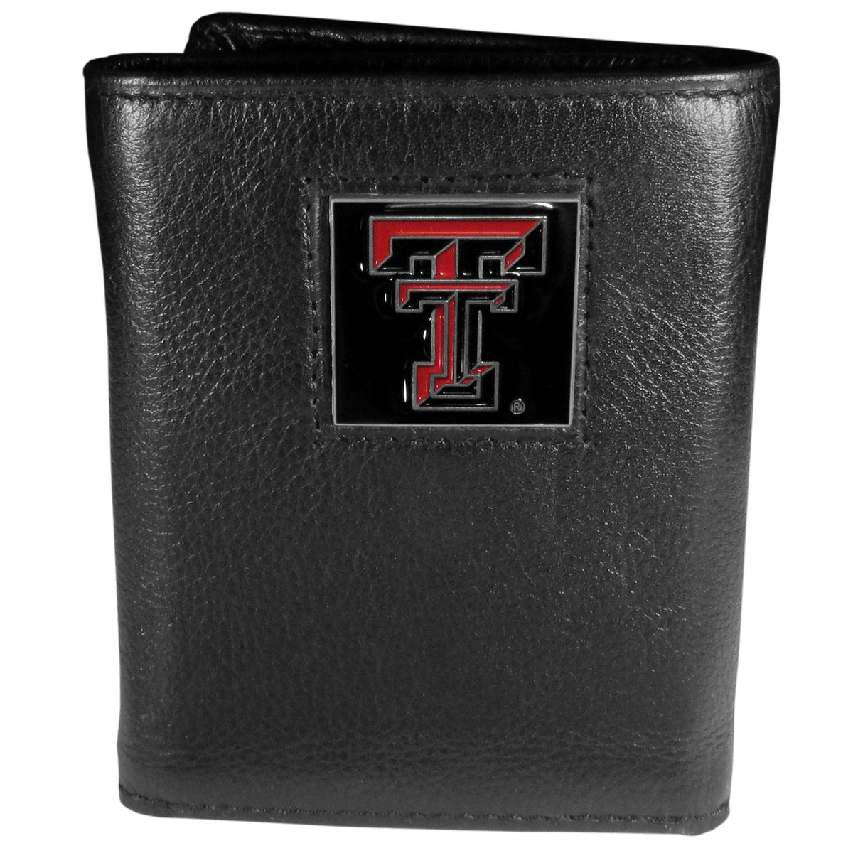 Texas Tech Raiders Deluxe Leather Tri-fold Wallet Packaged in Gift Box - Flyclothing LLC