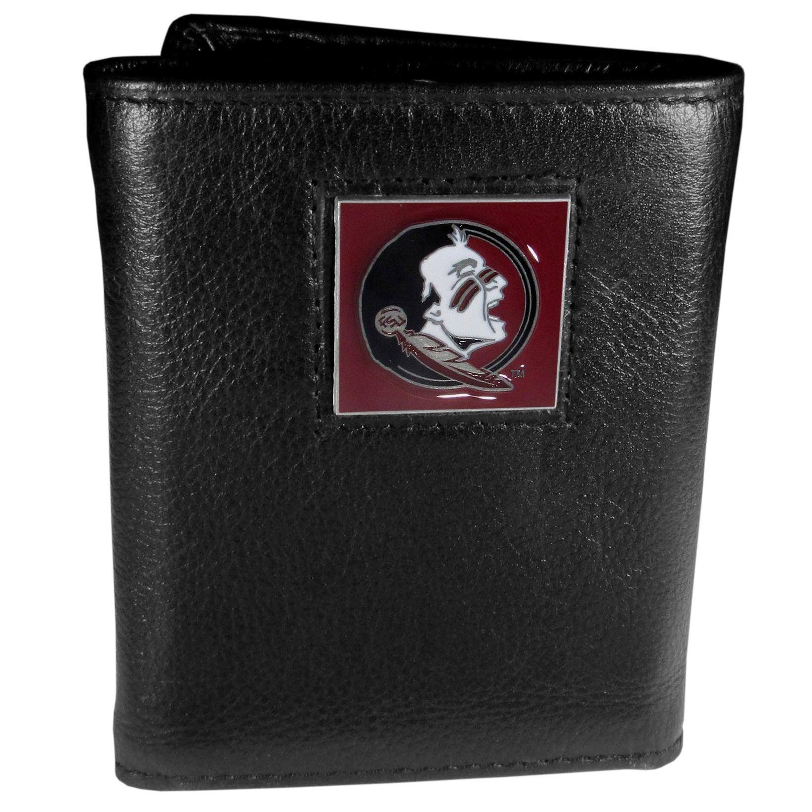 Florida St. Seminoles Deluxe Leather Tri-fold Wallet - Flyclothing LLC