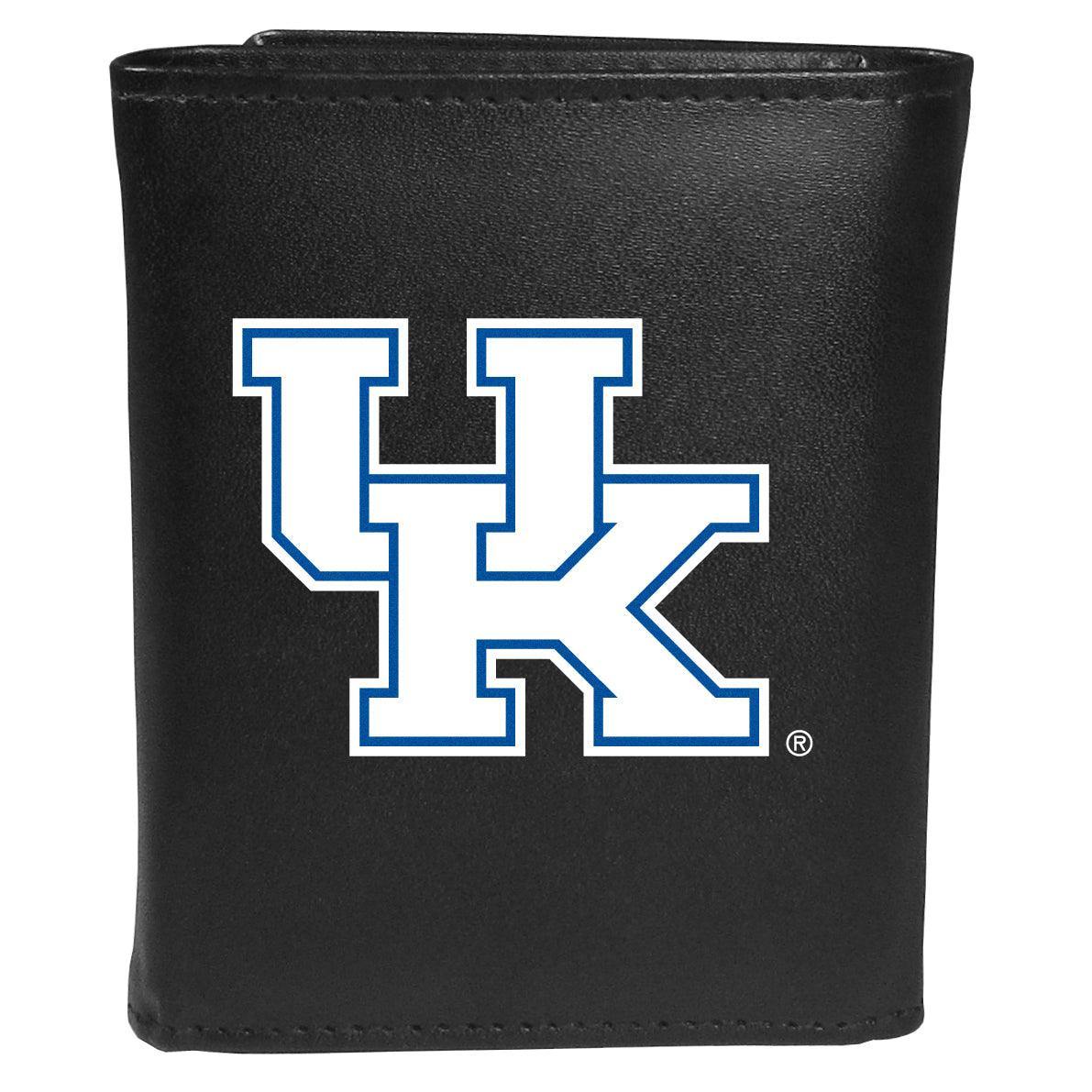 Kentucky Wildcats Tri-fold Wallet Large Logo - Siskiyou Buckle