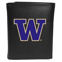 Washington Huskies Tri-fold Wallet Large Logo - Flyclothing LLC