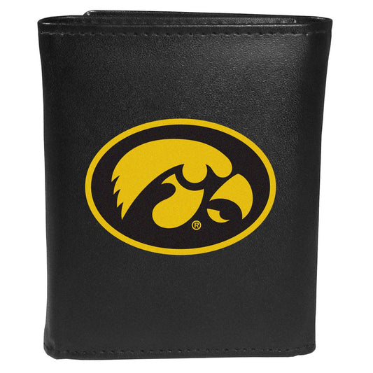 Iowa Hawkeyes Tri-fold Wallet Large Logo - Flyclothing LLC