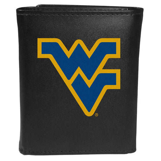 W. Virginia Mountaineers Tri-fold Wallet Large Logo - Flyclothing LLC