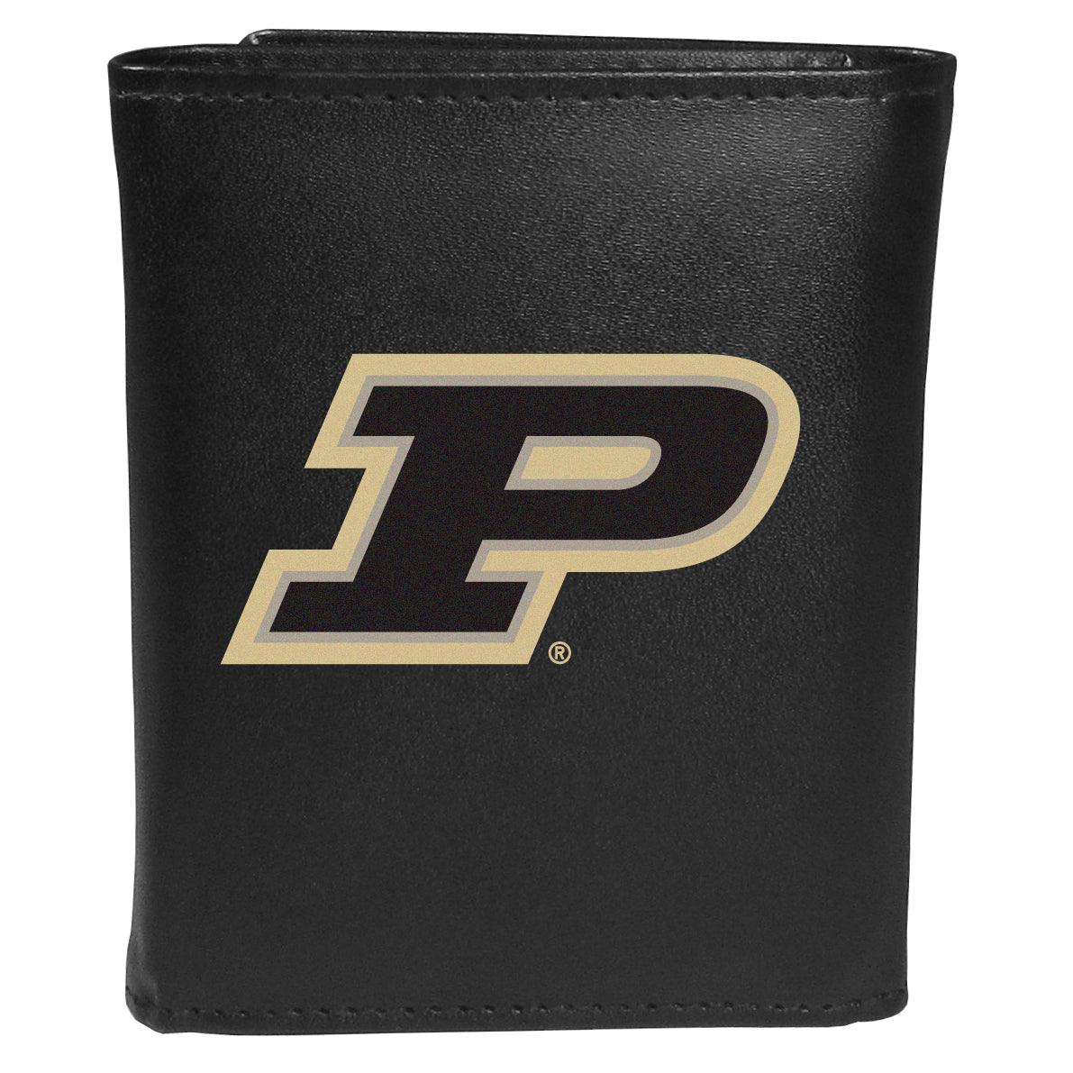 Purdue Boilermakers Tri-fold Wallet Large Logo - Flyclothing LLC