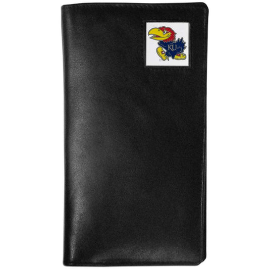 Kansas Jayhawks Leather Tall Wallet - Flyclothing LLC