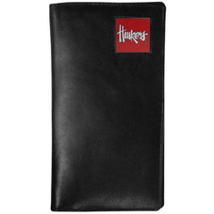 Nebraska Cornhuskers Leather Tall Wallet - Siskiyou Buckle