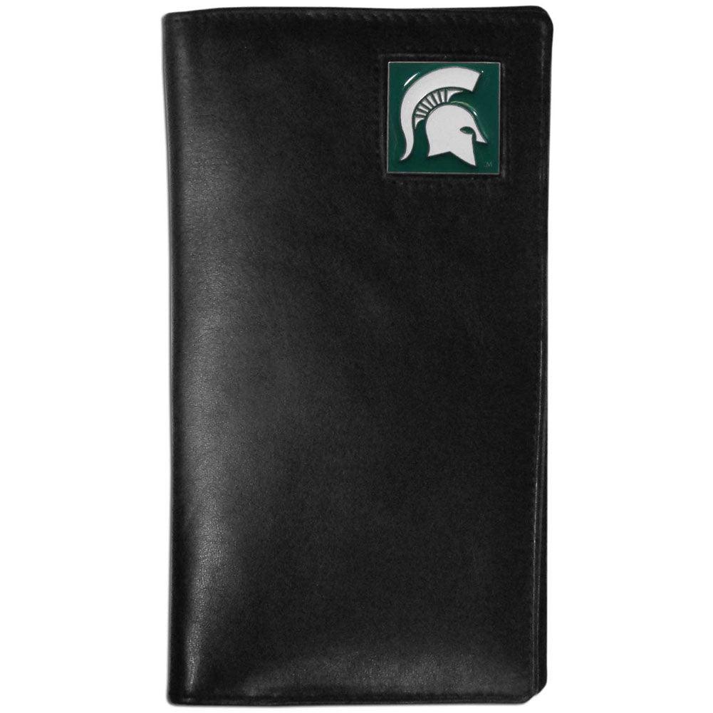 Michigan St. Spartans Leather Tall Wallet - Flyclothing LLC