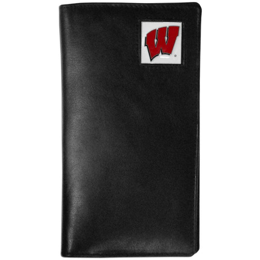 Wisconsin Badgers Leather Tall Wallet - Flyclothing LLC