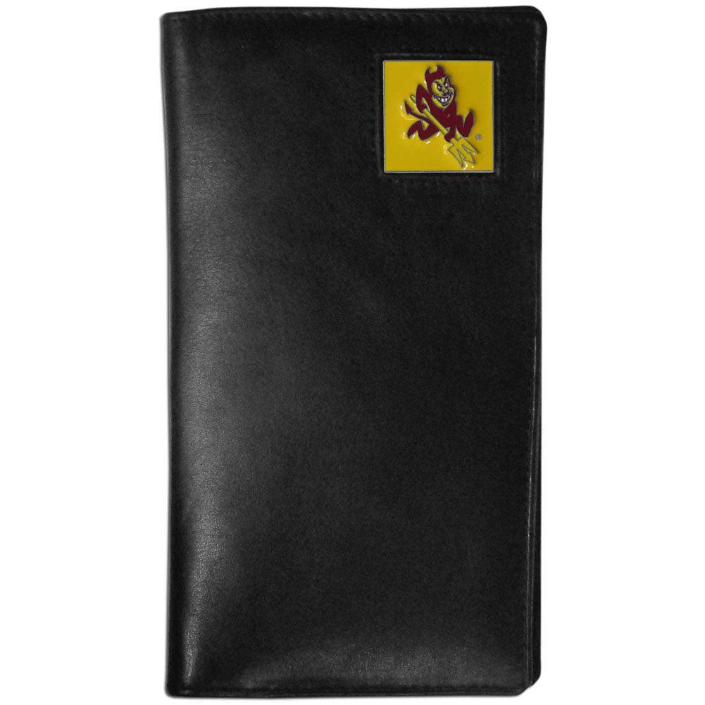 Arizona St. Sun Devils Leather Tall Wallet - Flyclothing LLC