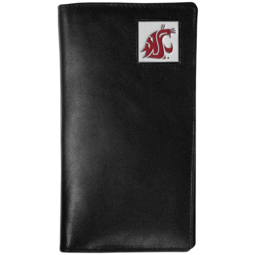 Washington St. Cougars Leather Tall Wallet - Flyclothing LLC