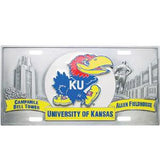 Kansas Jayhawks Collector's License Plate - Flyclothing LLC