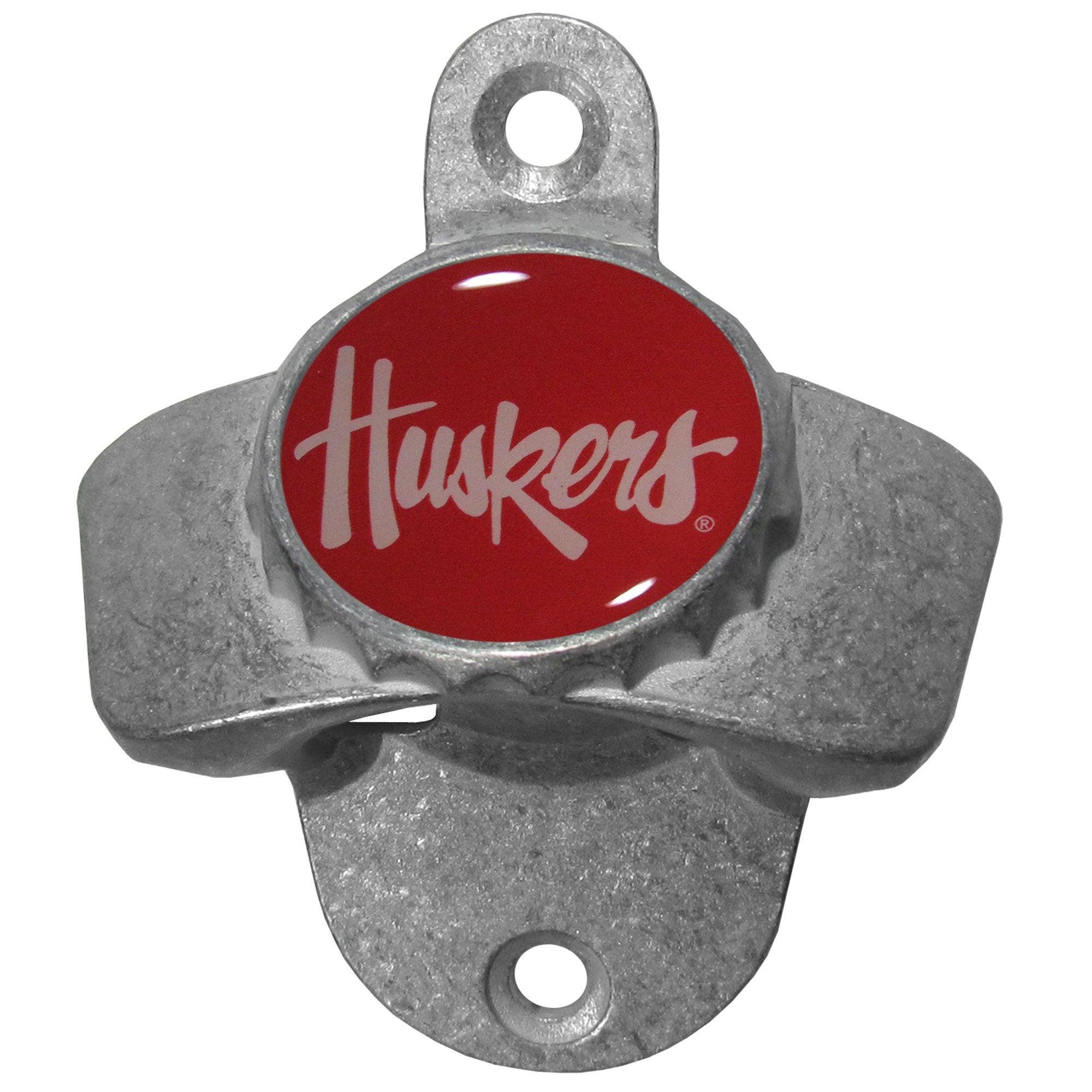 Nebraska Cornhuskers Wall Mounted Bottle Opener - Flyclothing LLC