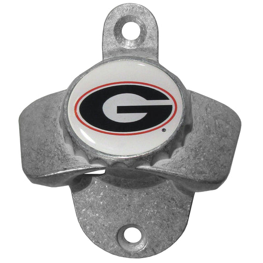 Georgia Bulldogs Wall Mounted Bottle Opener - Flyclothing LLC