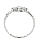 Alamode No Plating Stainless Steel Ring with AAA Grade CZ in Clear - Alamode