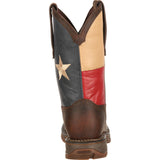 Rebel™ by Durango® Steel Toe Texas Flag Western Boot - Flyclothing LLC