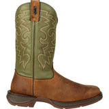 Rebel™ by Durango® Coffee & Cactus Pull-On Western Boot - Flyclothing LLC