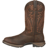 Rebel™ by Durango® Chocolate Pull-On Western Boot - Flyclothing LLC