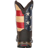 Lil' Rebel™ by Durango® Little Kids' Flag Western Boot - Flyclothing LLC