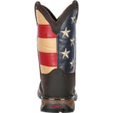 Lil' Rebel™ by Durango® Big Kids' Flag Western Boot - Flyclothing LLC