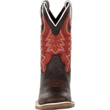 Durango® Lil' Rebel Pro™ Big Kid's Red Western Boot - Flyclothing LLC