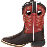 Durango® Lil' Rebel Pro™ Big Kid's Red Western Boot - Flyclothing LLC