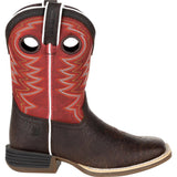 Durango® Lil' Rebel Pro™ Big Kid's Red Western Boot - Flyclothing LLC