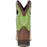 Durango® Lil' Rebel Pro™ Little Kid's Lime Western Boot - Flyclothing LLC