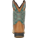 Durango Lil' Rebel Pro Big Kid's Teal Western Boot - Flyclothing LLC