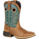 Durango Lil' Rebel Pro Big Kid's Teal Western Boot - Flyclothing LLC