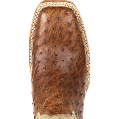 Durango® Premium Exotics™ Women's Full-Quill Ostrich Sunset Wheat Western Boot - Flyclothing LLC